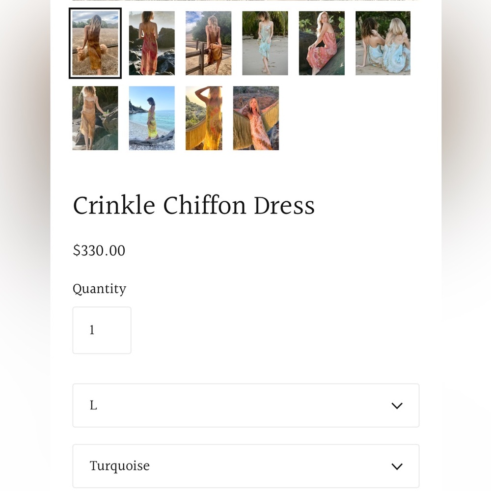 Sueno Crinkle Chiffon Dress - Picture 10 of 14